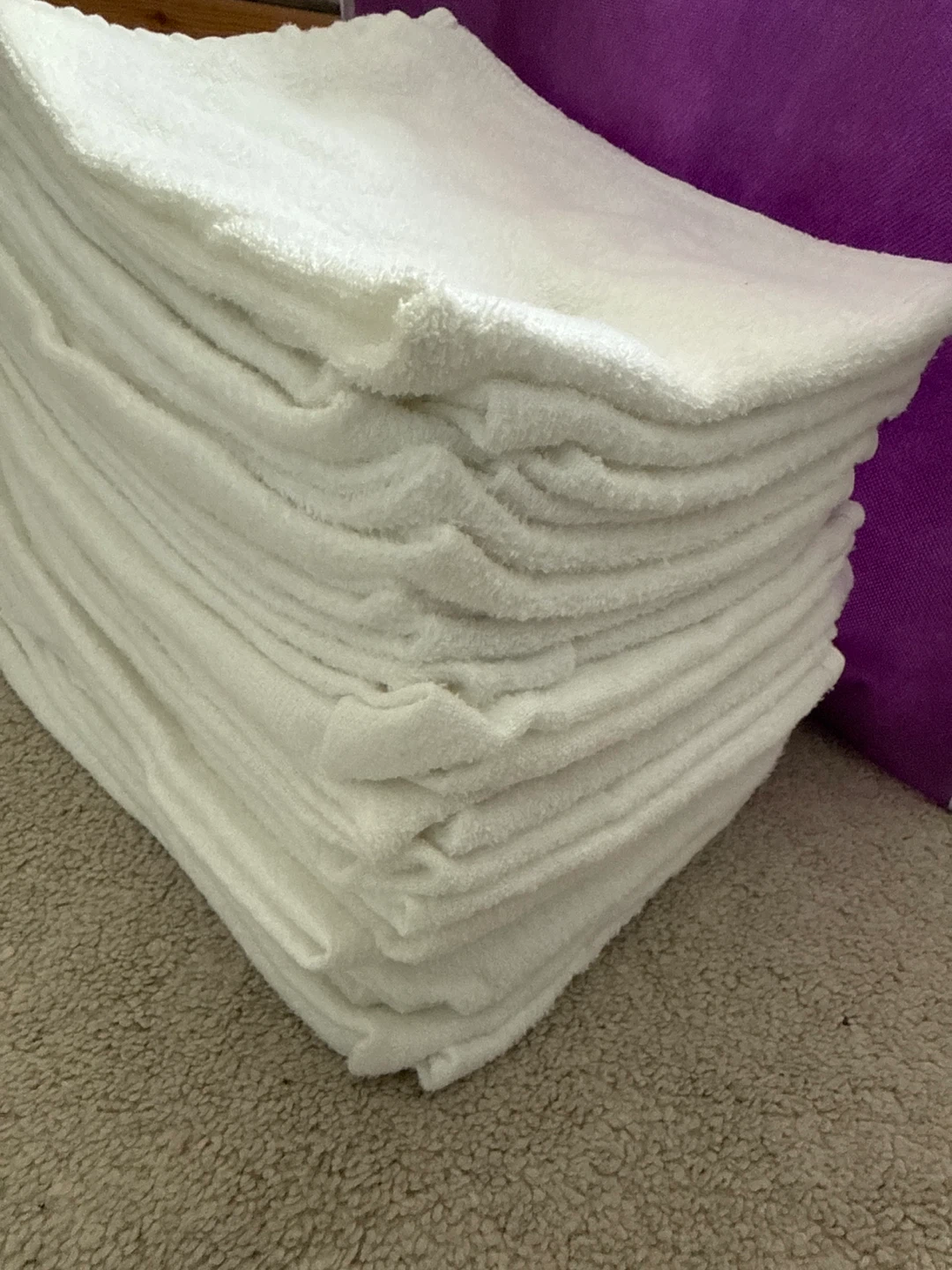 Stack of White Handtowels - photo 2