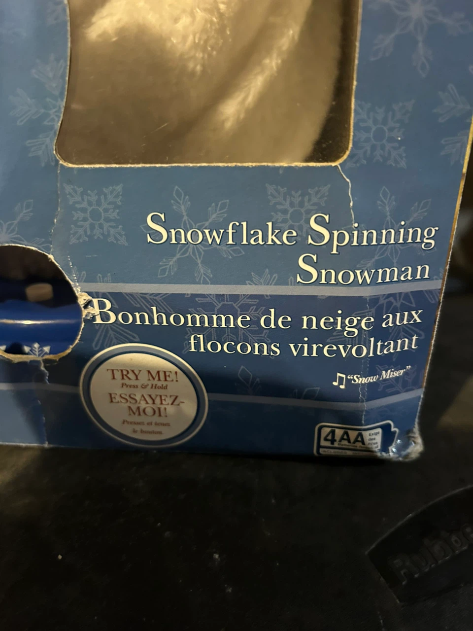 Snowflake Spinning Snowman Animatronic - photo 3