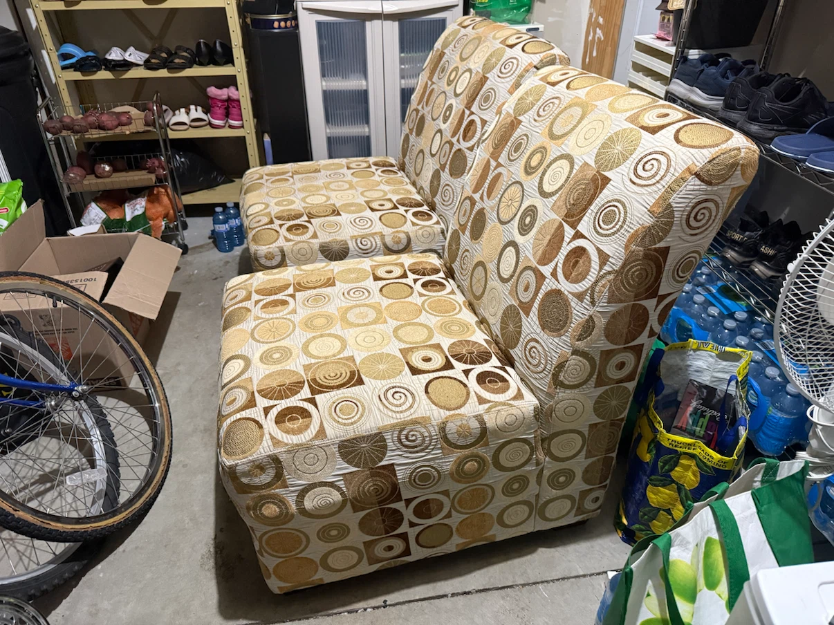 Chairs with Ottomans
