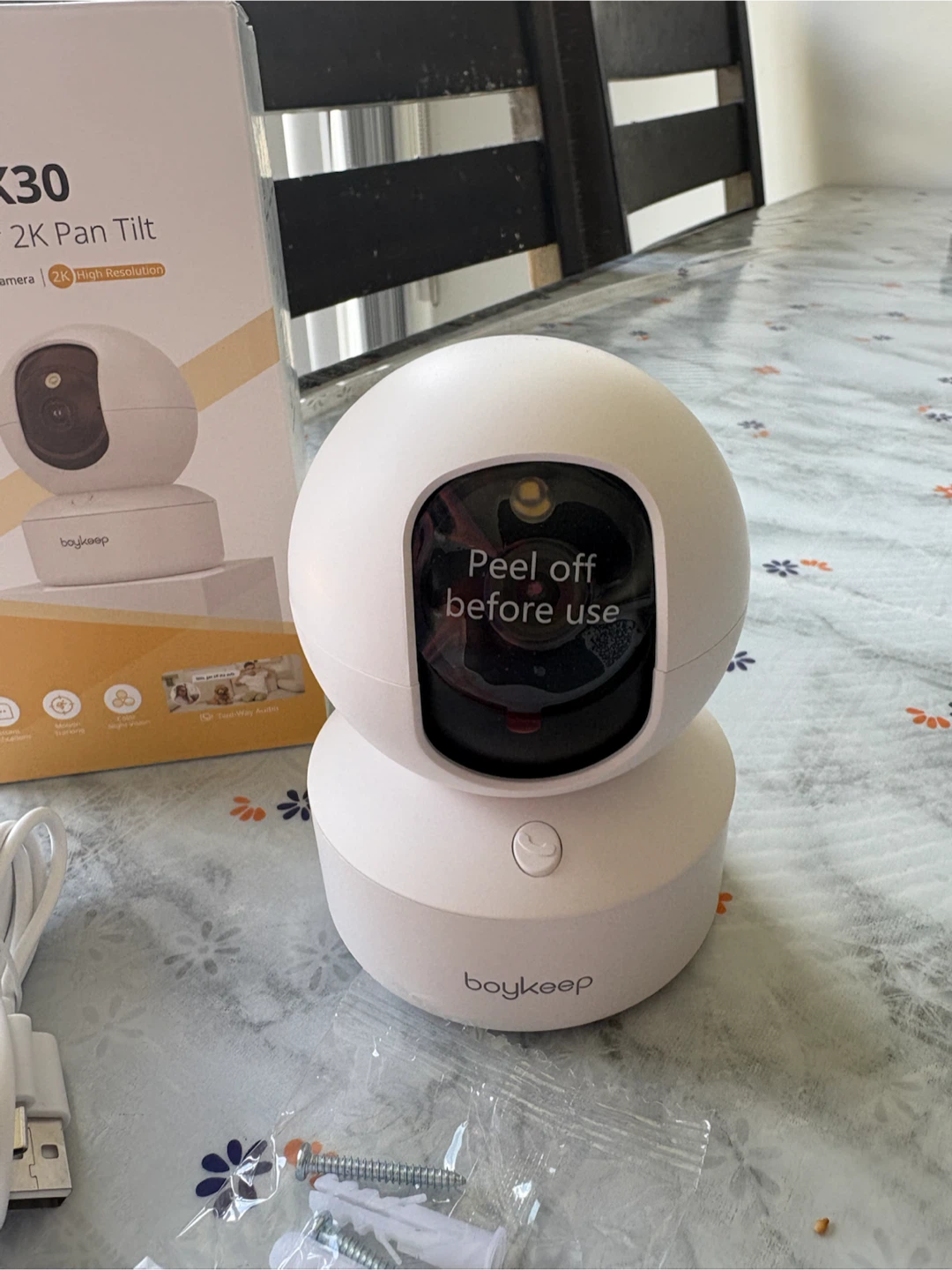 Boykeep 2K WiFi Pan-Tilt Smart Camera - photo 2