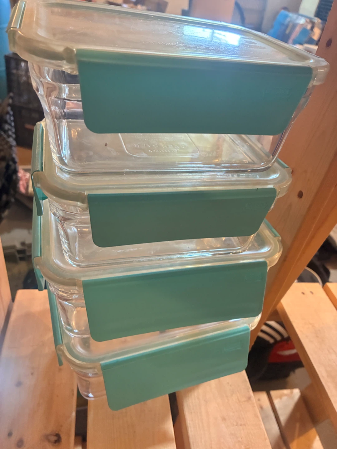 Glasslock food storage containers with lids