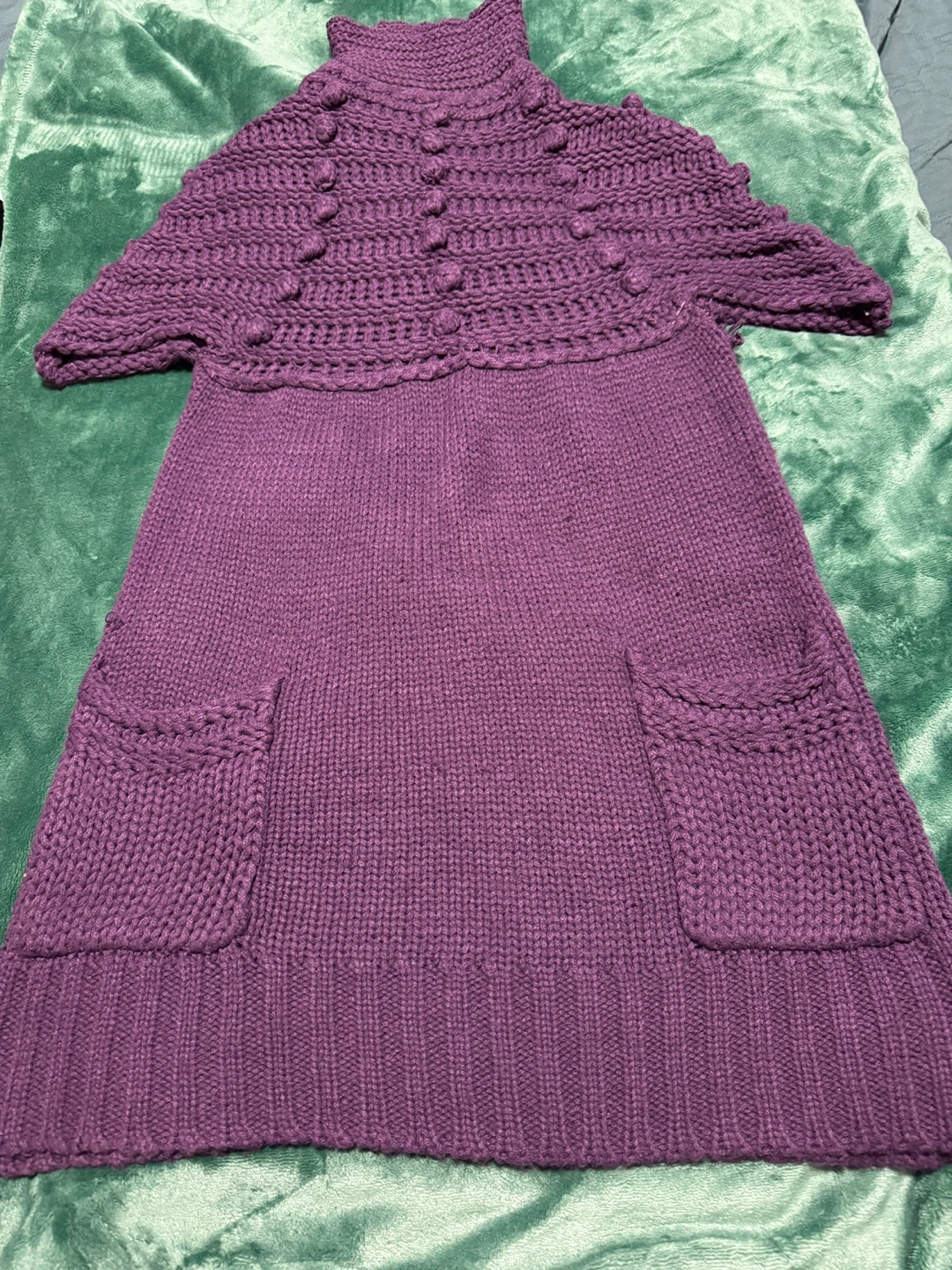 Purple Knit Dress