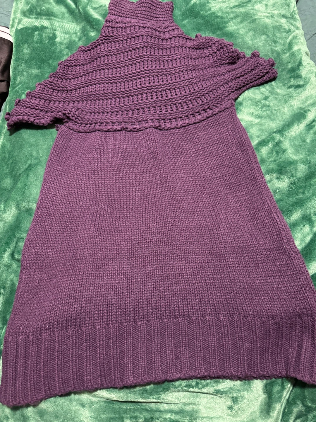 Purple Knit Dress - photo 2