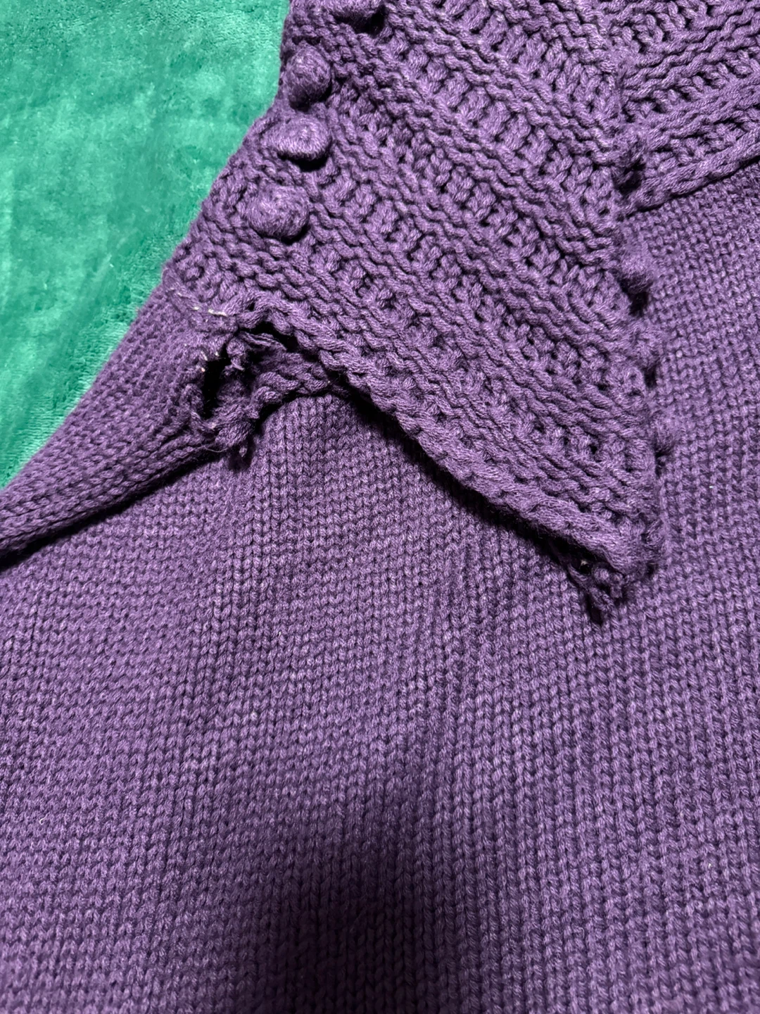 Purple Knit Dress - photo 4