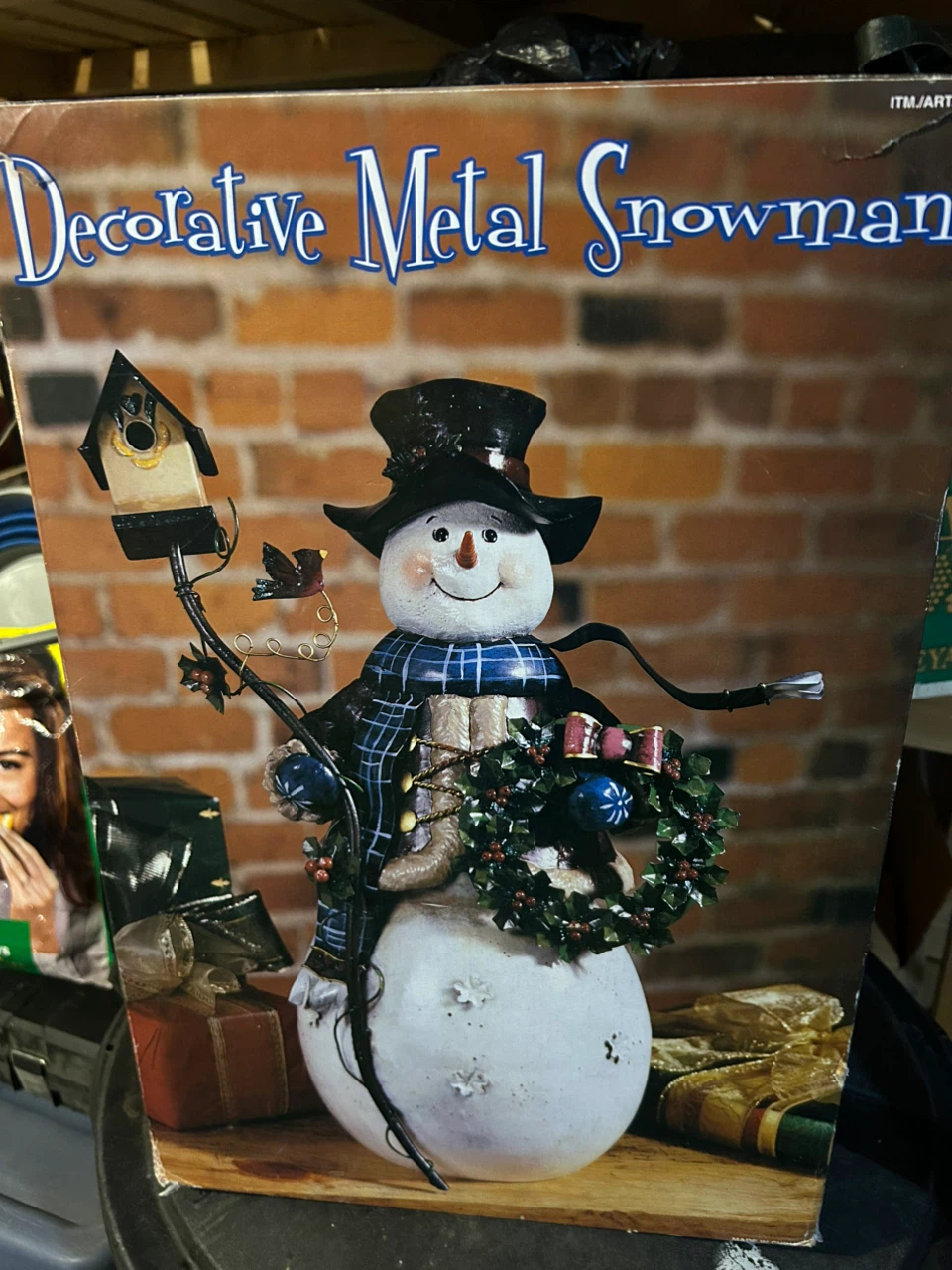 Decorative Metal Snowman - photo 4