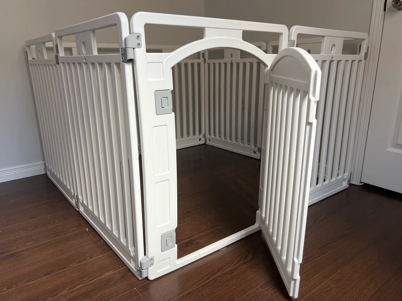 Gupamiga White Plastic Pet Playpen - photo 4