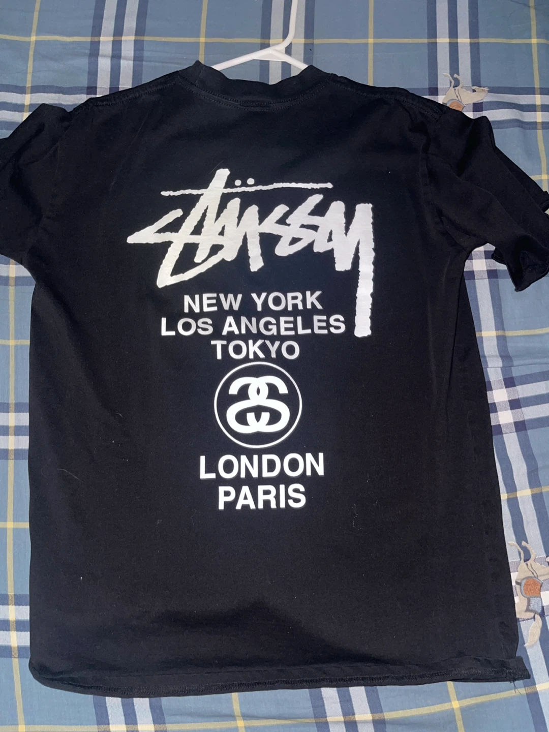Stussy Black World Tour T-Shirt - photo 3