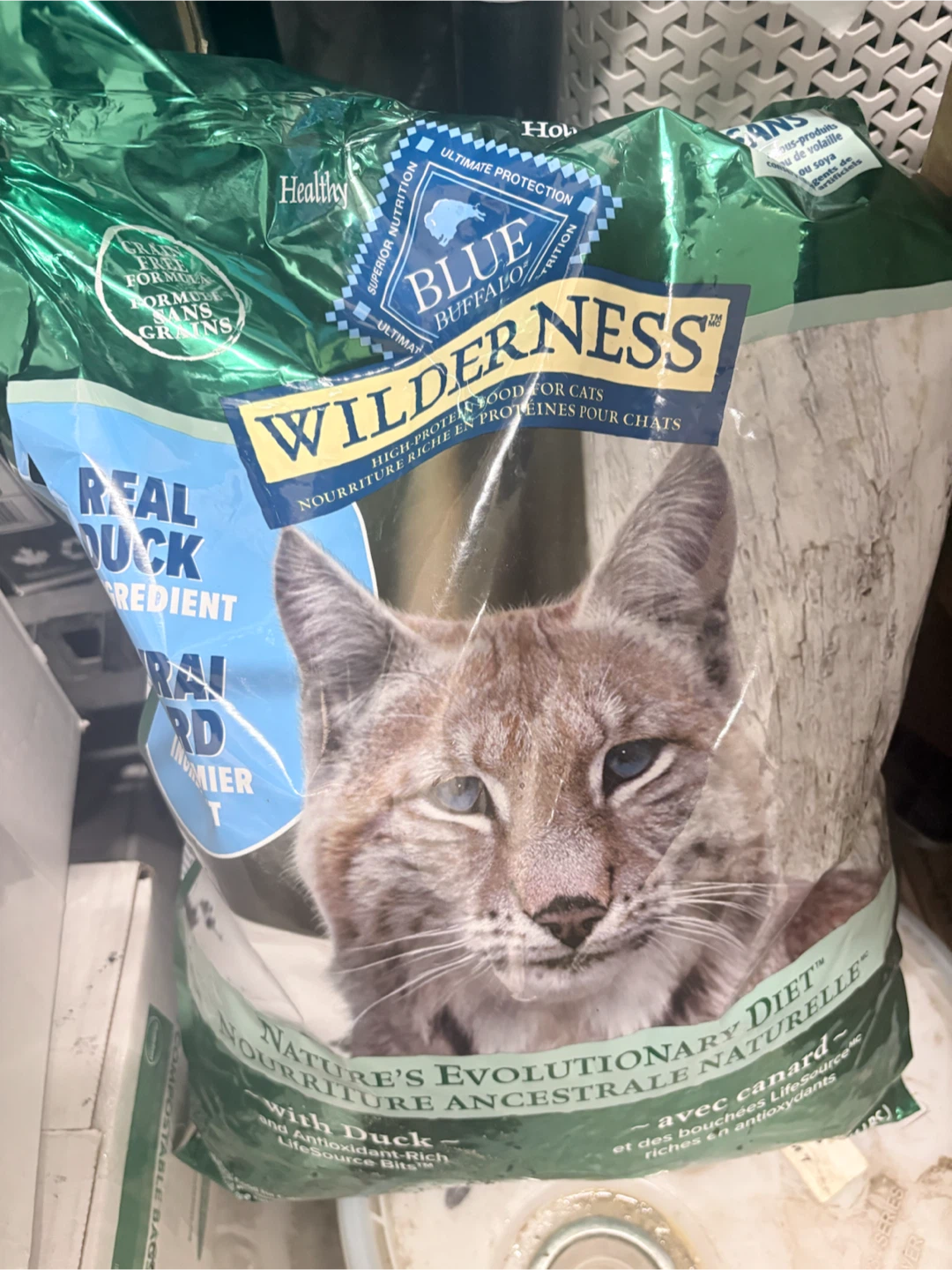 Blue Buffalo Wilderness Adult Duck Cat Food