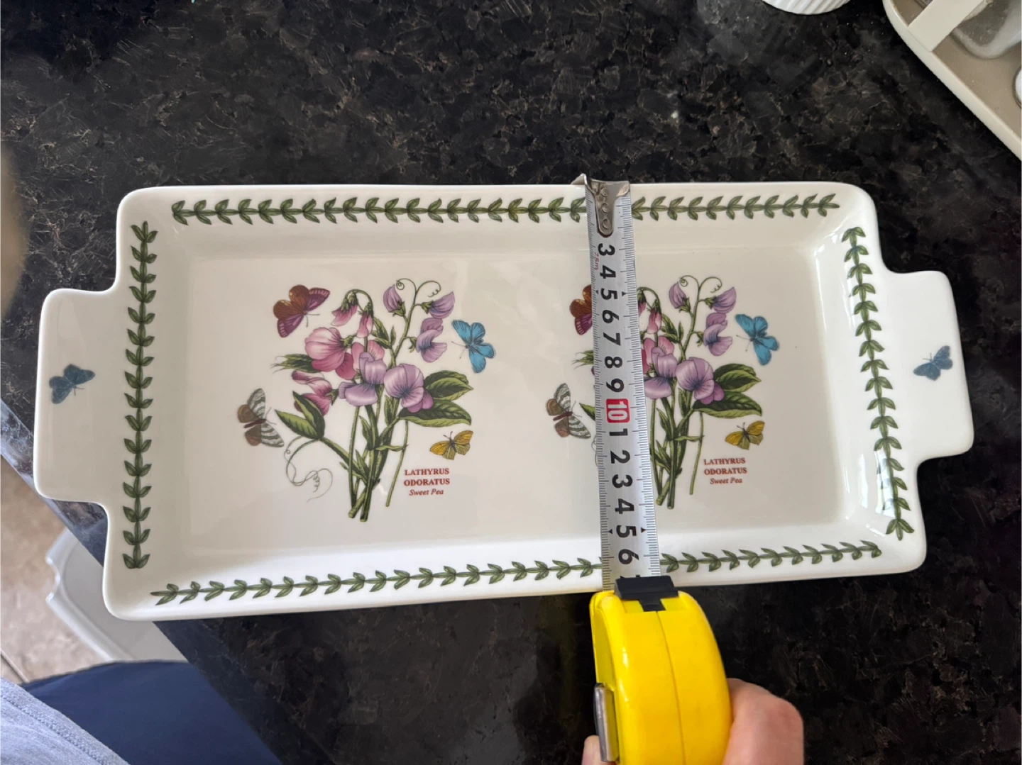 Portmeirion Botanic Garden Sweet Pea Rectangular Tray - photo 4
