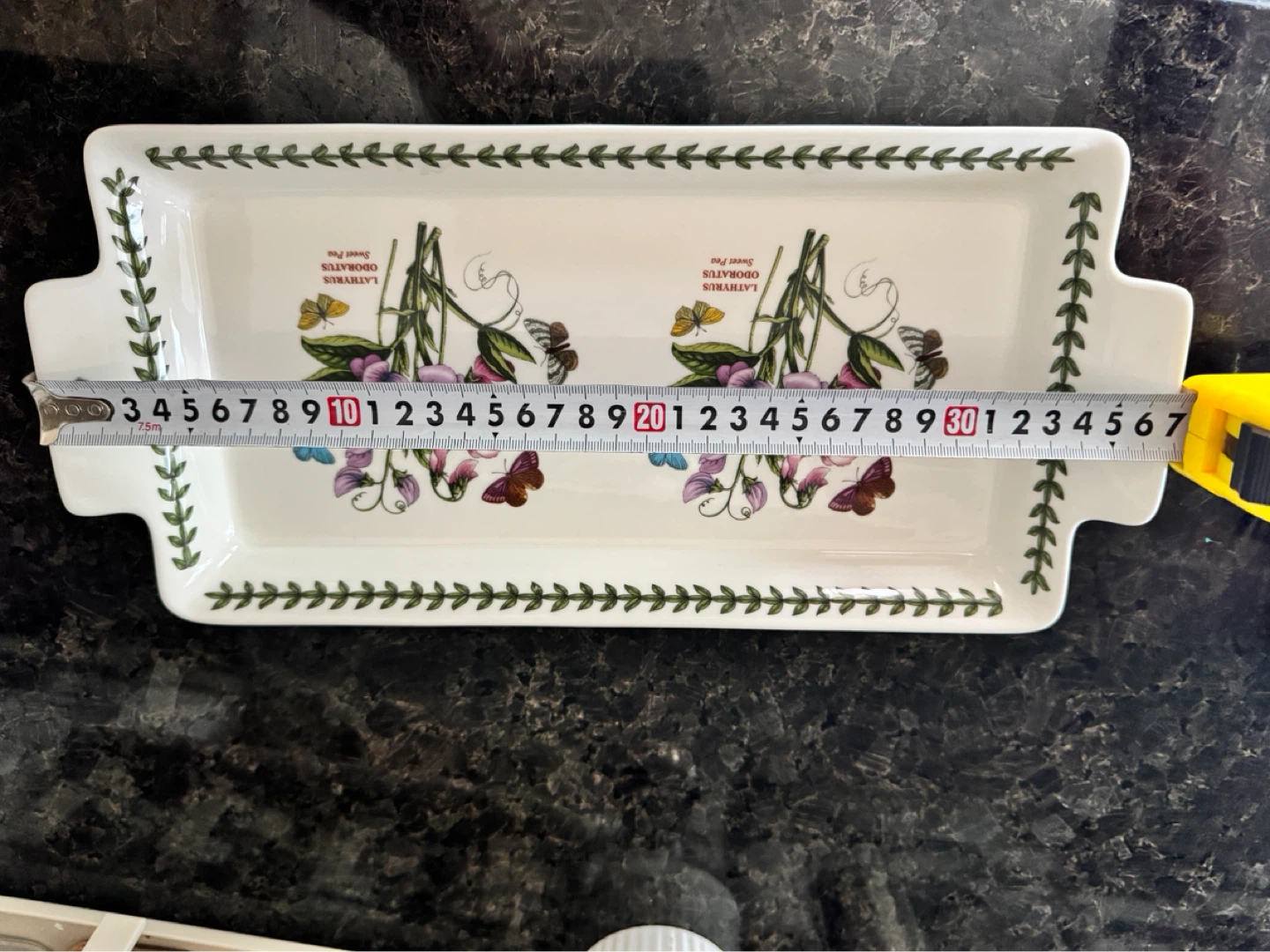 Portmeirion Botanic Garden Sweet Pea Rectangular Tray - photo 3