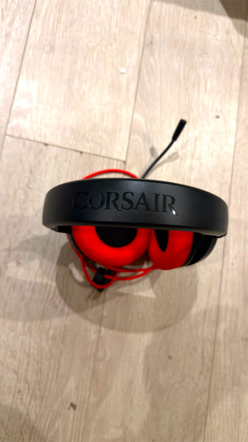 Corsair HS50 Stereo Gaming Headset - Black/Red - photo 2