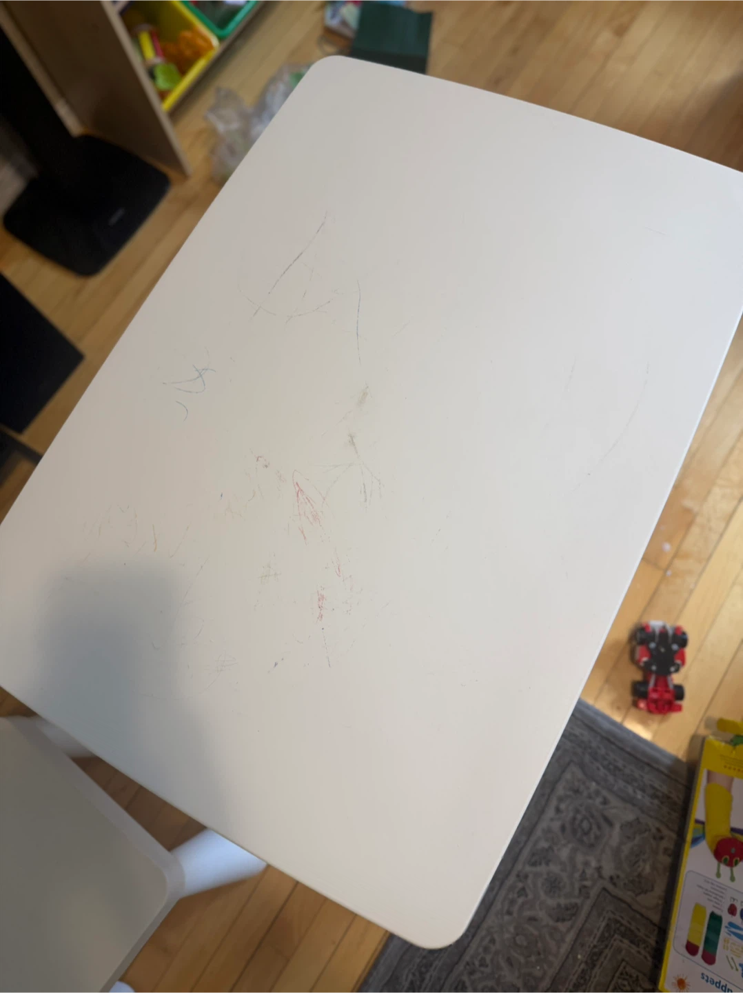 IKEA MAMMUT children's table and three chairs - photo 3