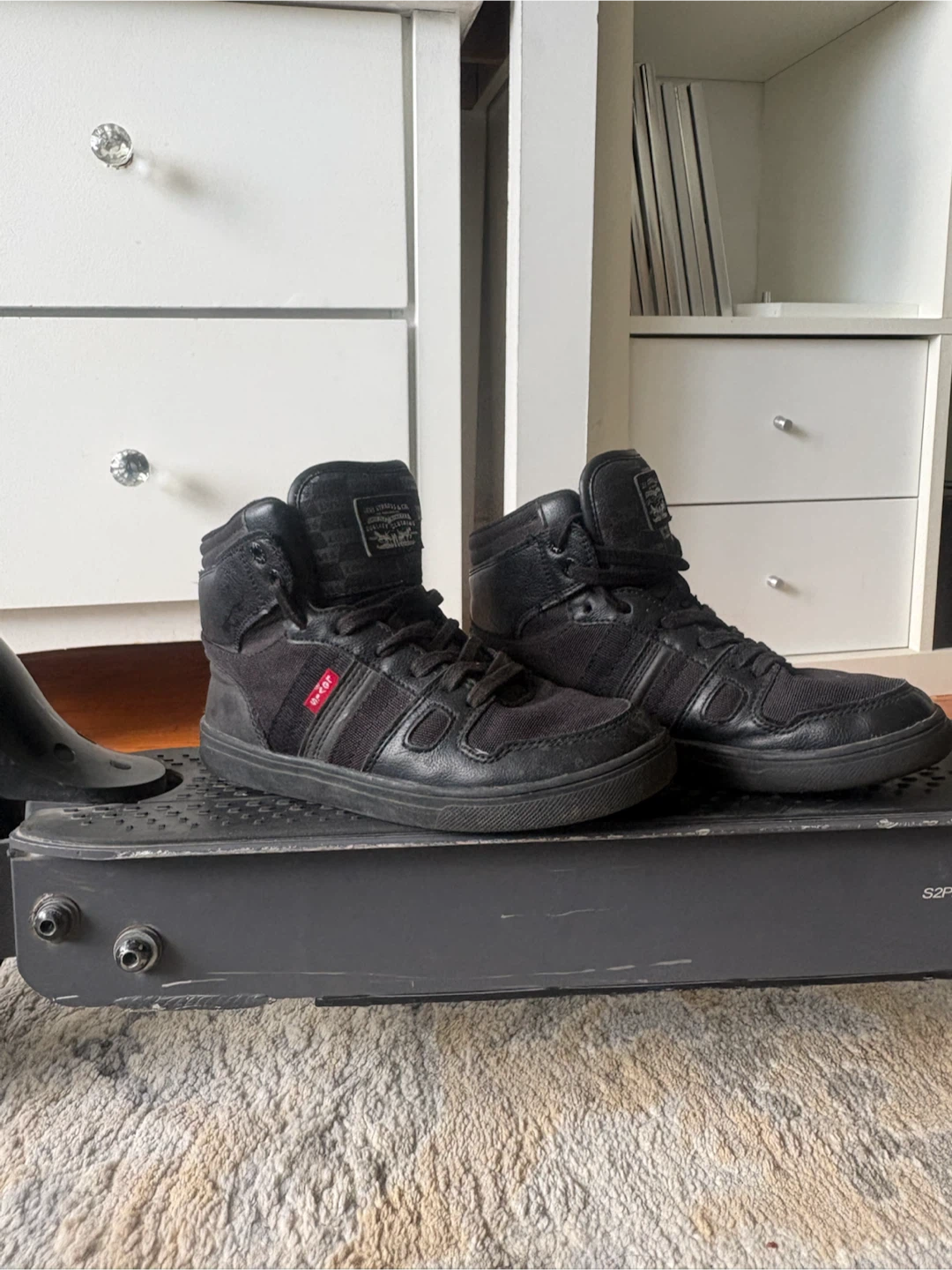Kids Levi's Black High Top Sneakers - photo 2