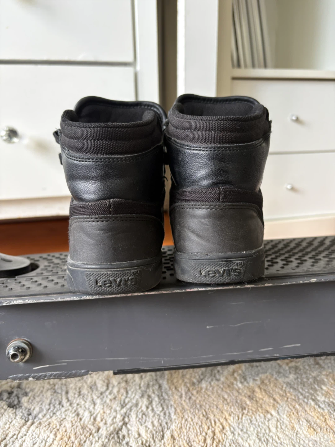 Kids Levi's Black High Top Sneakers - photo 4