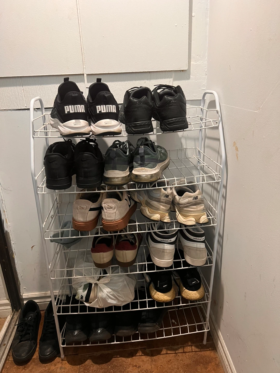 White 5-Tier Shoe Rack - photo 2
