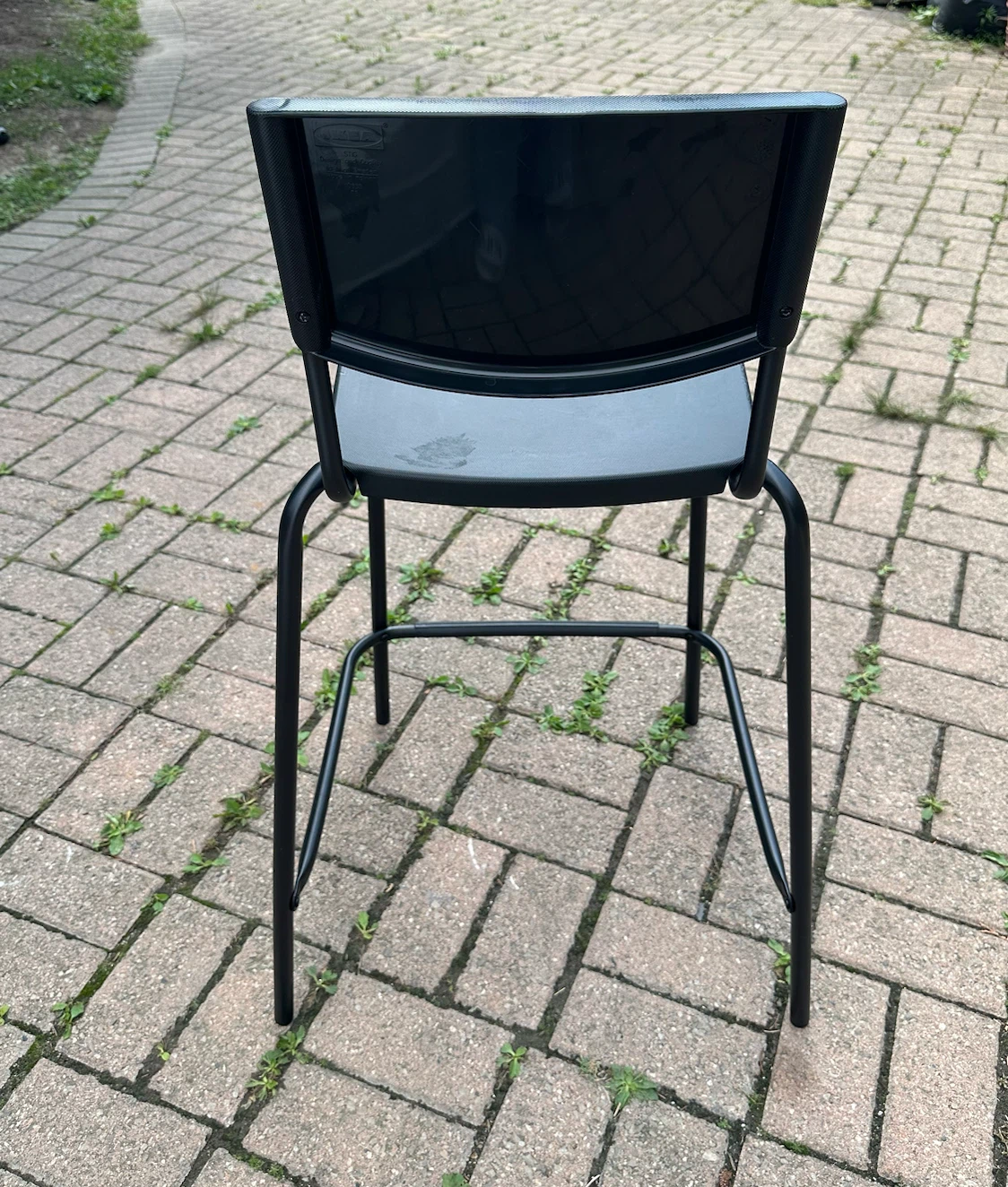 Black Metal Bar Stool - photo 3