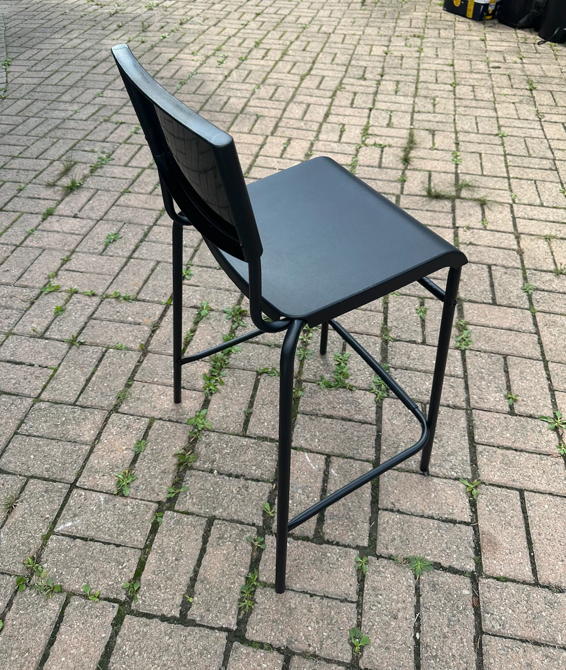 Black Metal Bar Stool - photo 4