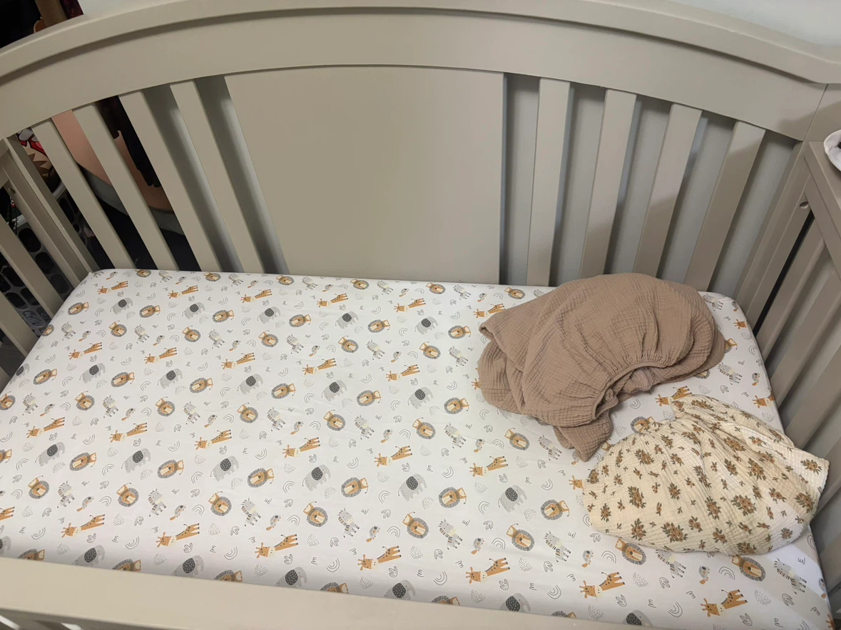 Crib and changing