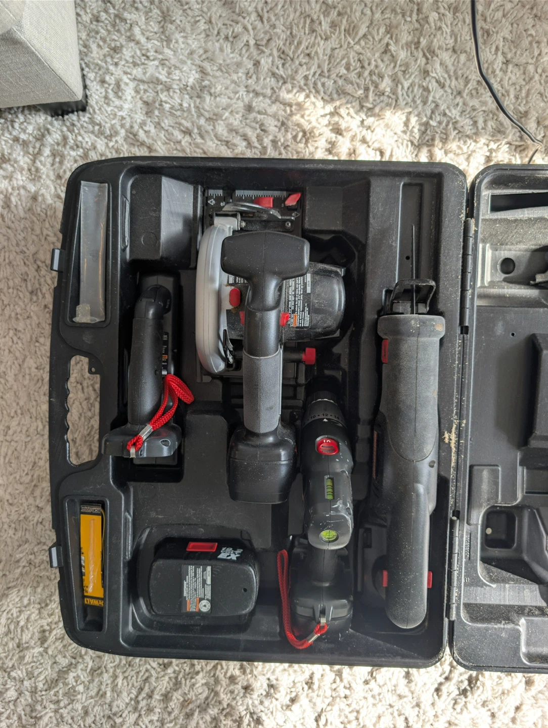 Craftsman 19.2 Volt Cordless Tool Set with Case
