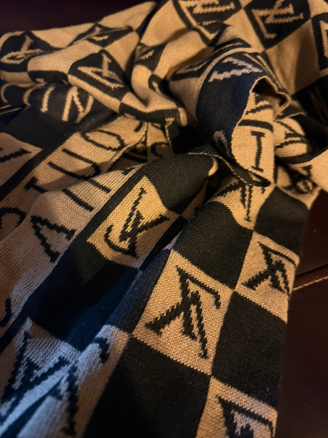 Stylish LV Inspired Monogram Scarf Long EUC - photo 4