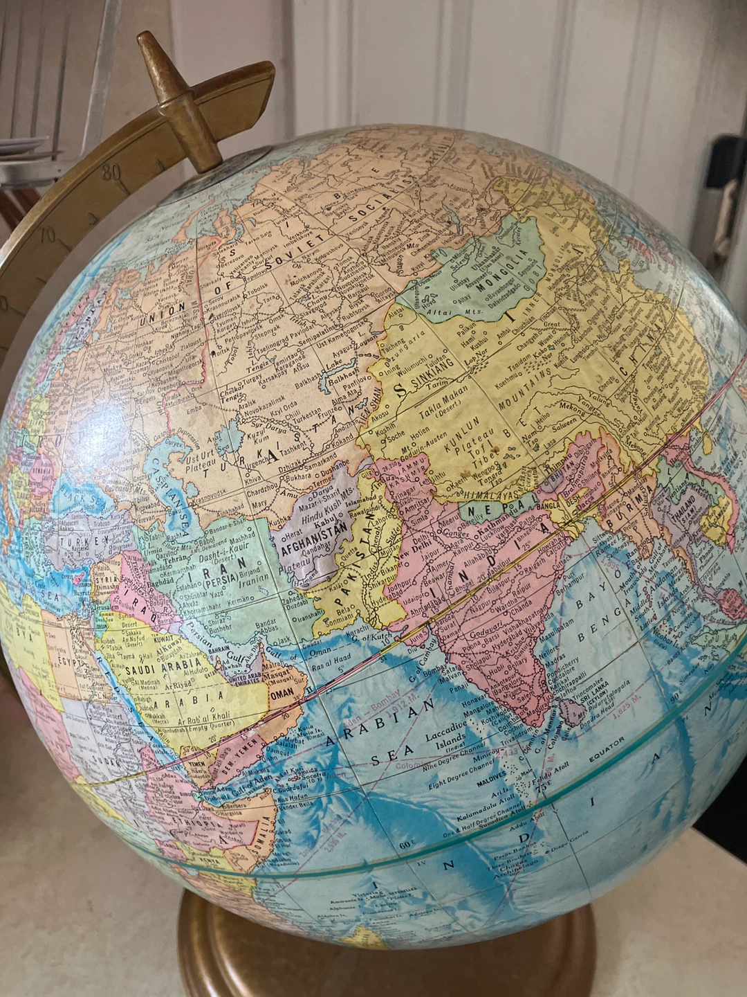 Vintage World Globe