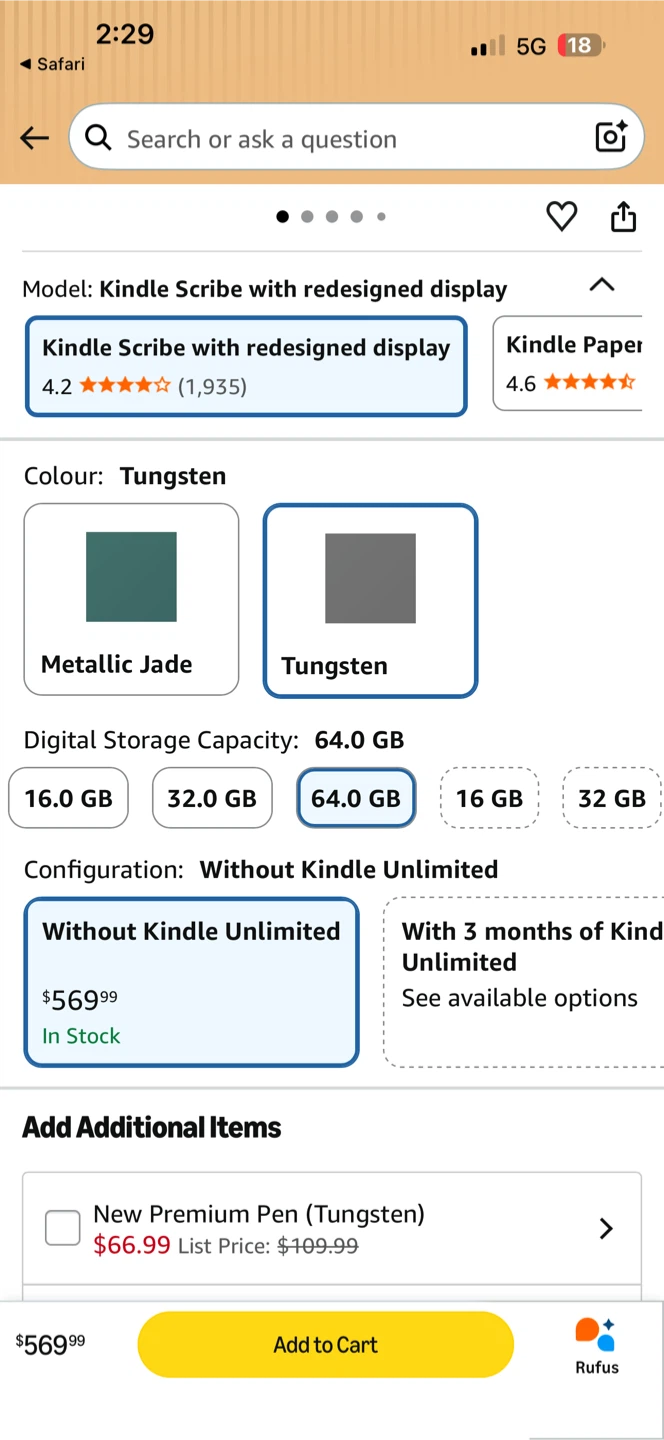Amazon Kindle Scribe (64 GB) - photo 2