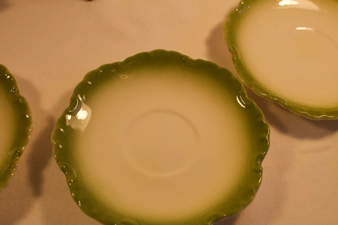 Three Lettuce Plates Cottagecore Vintage - photo 2