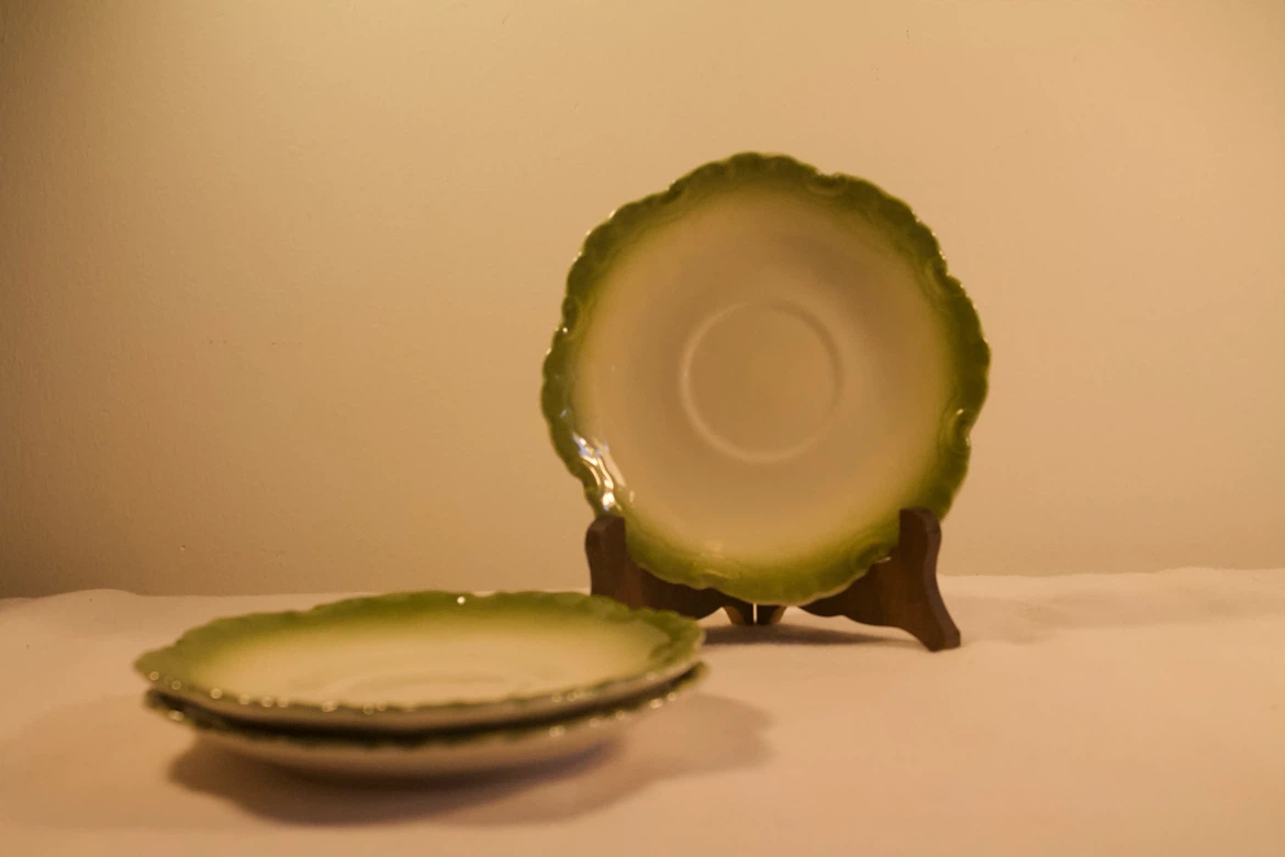 Three Lettuce Plates Cottagecore Vintage - photo 3