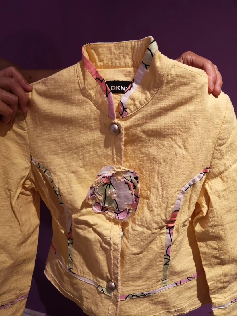DKNY Women's Yellow Jacket