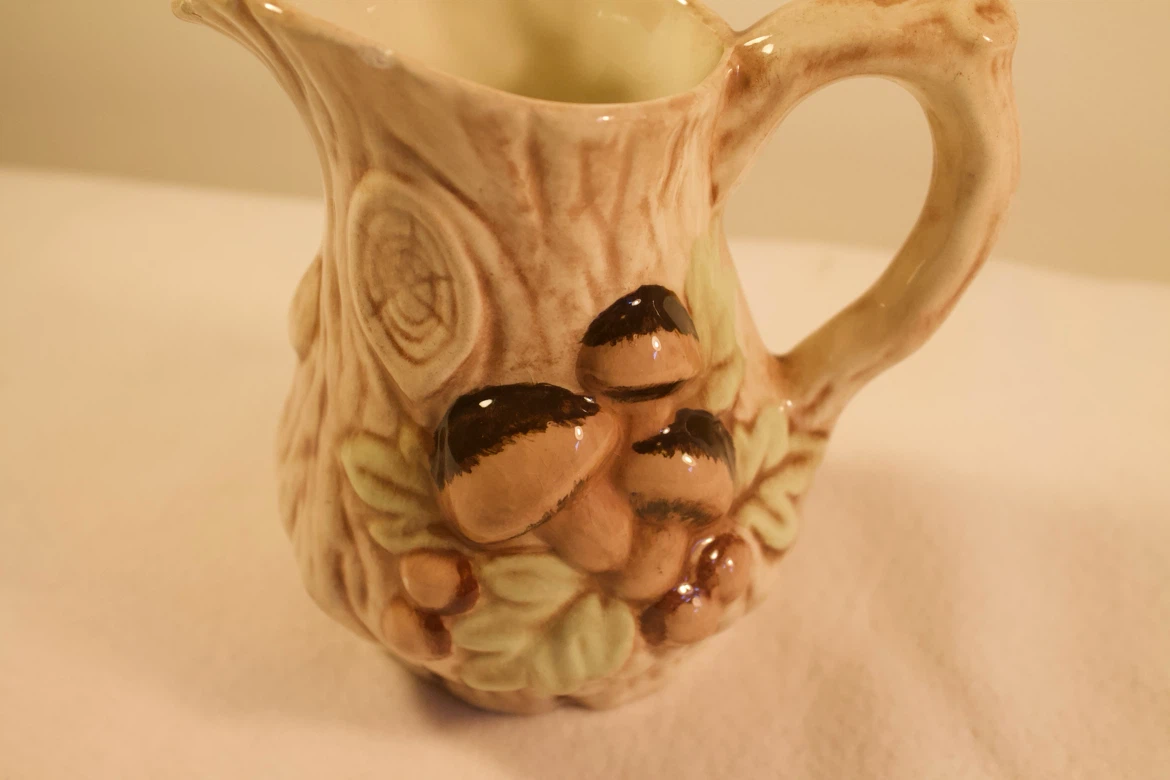 Handmade Ceramic Mushroom Pitcher - photo 2