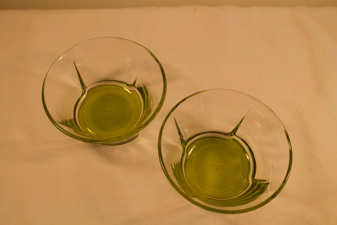 Olive Green Bowls, Turkish Glass by LAV - photo 2