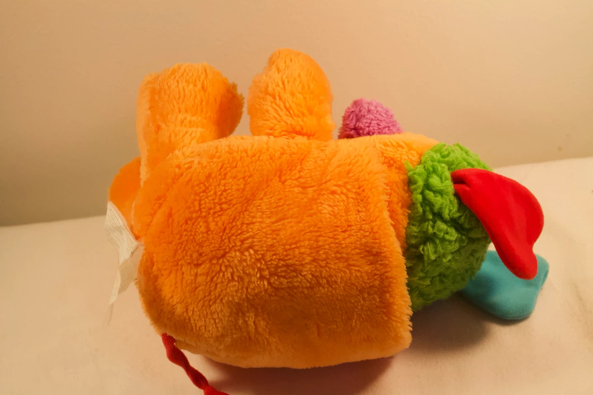 Orange Popple Vintage Plush Toy - photo 5