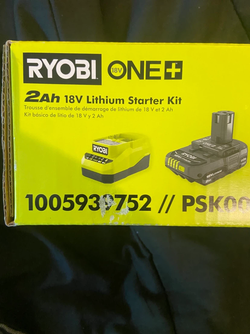 Ryobi 18V ONE+ Lithium-Ion 2.0 Ah Battery and Charger Kit - photo 2