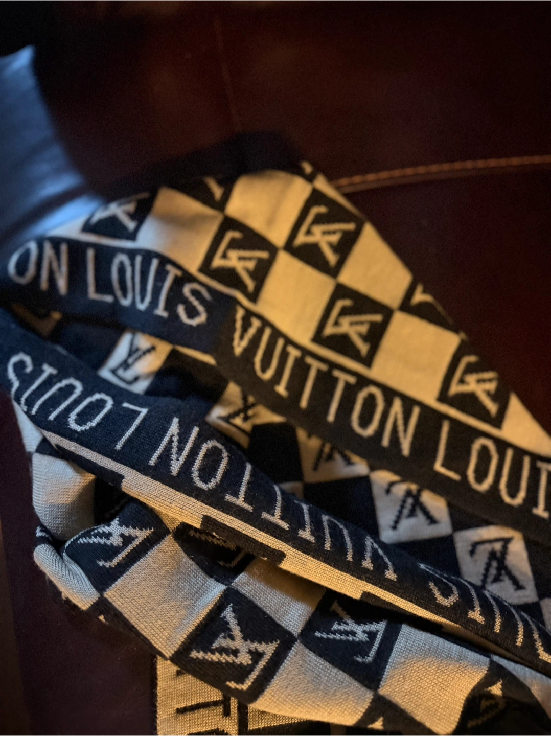 Stylish LV Inspired Modified Hoodie Scarf EUC - photo 4