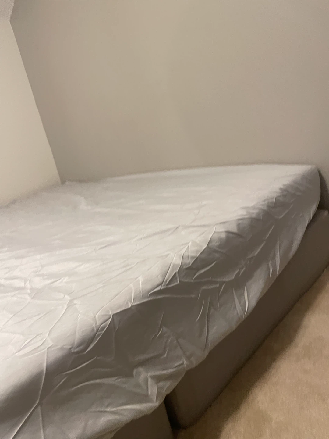 King bed with frame