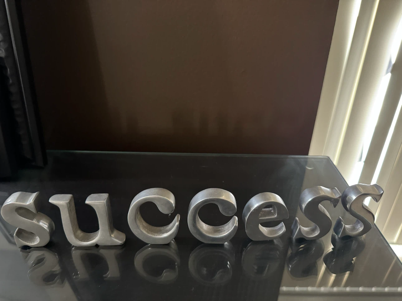 Metal "Achieve Success" Desk Decor Letters - photo 2