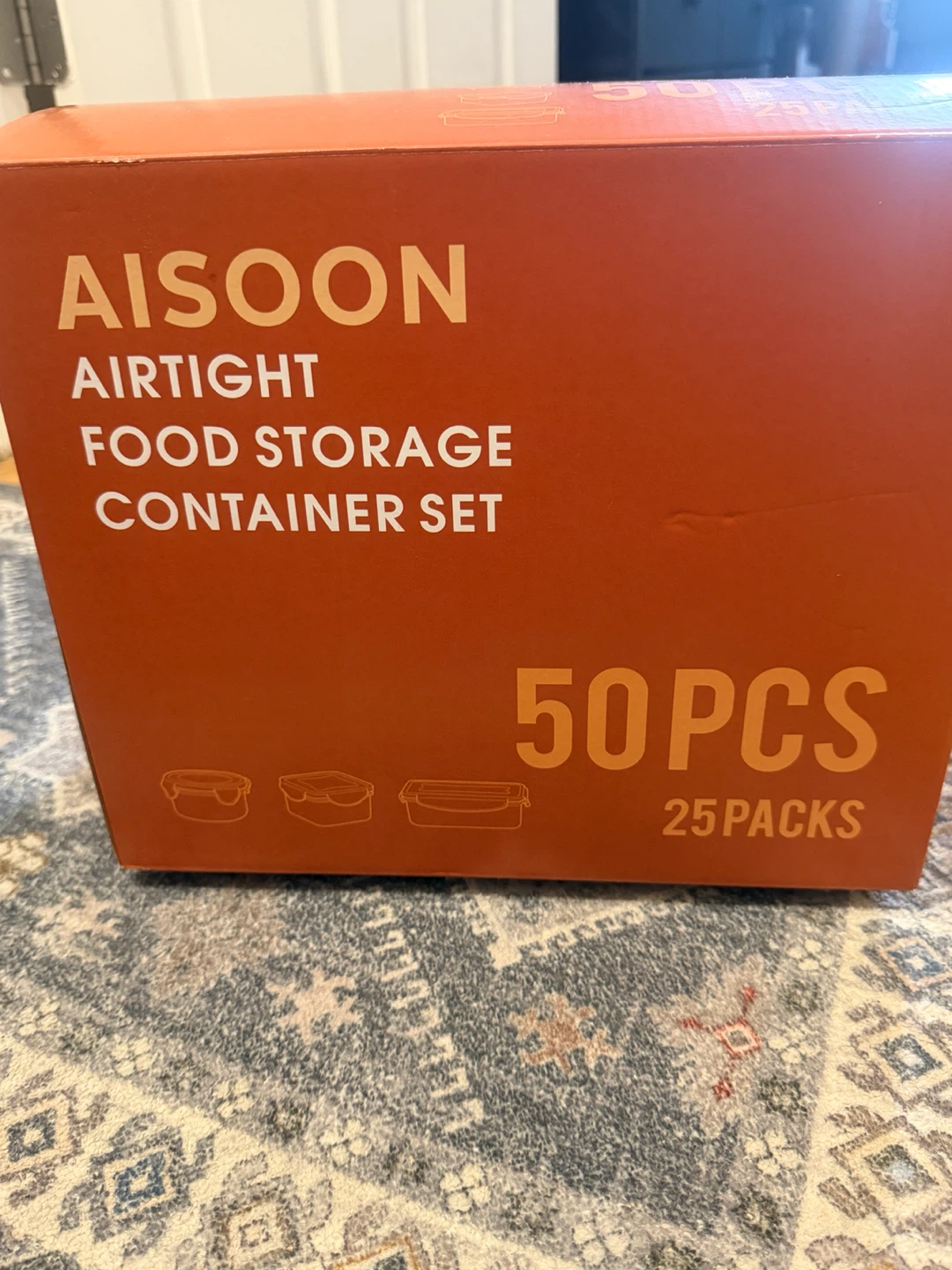 Aisoon Airtight Food Storage Container Set - 50 Pieces