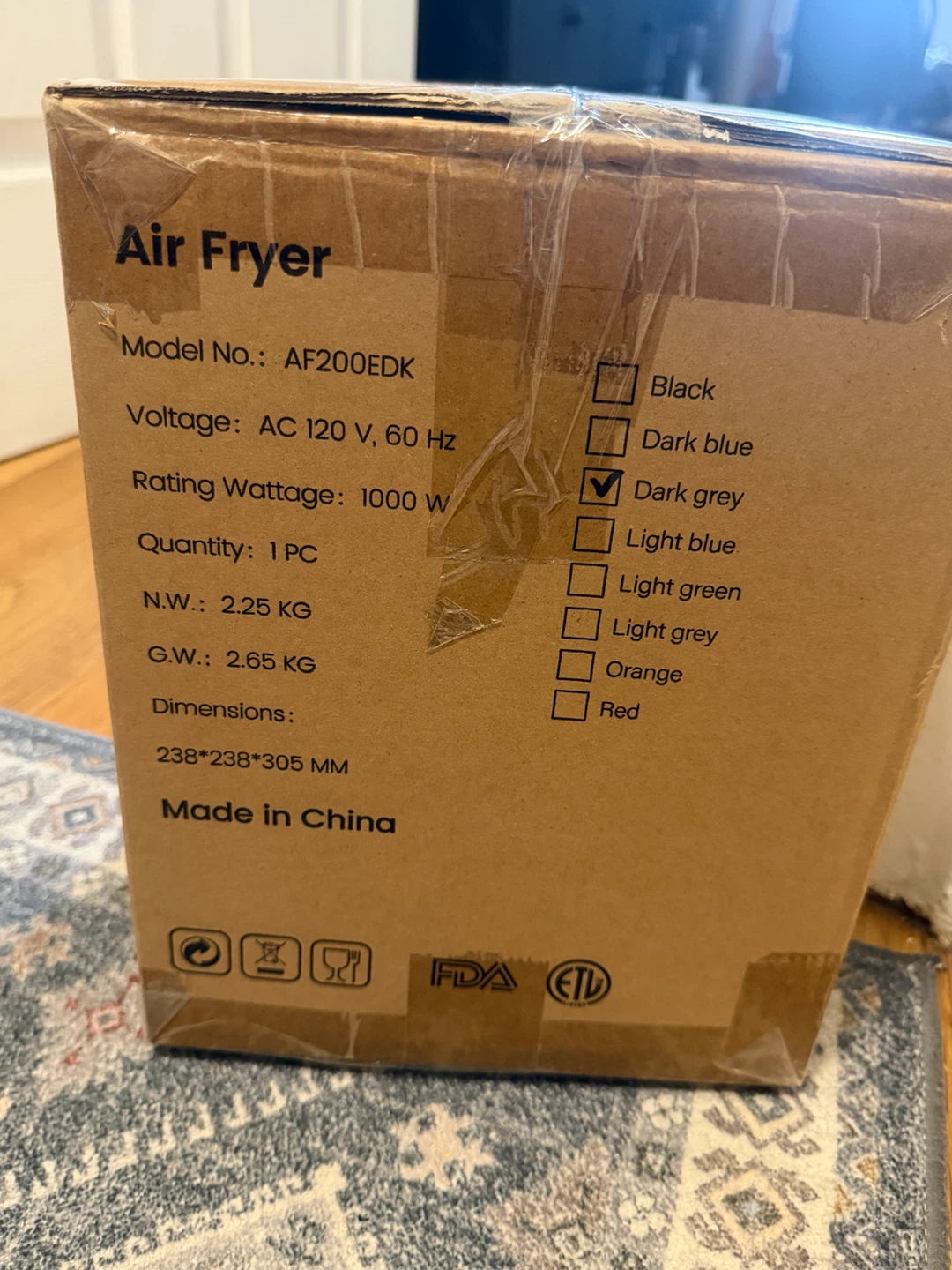 TOPZEE Air Fryer AF200EDK - photo 2