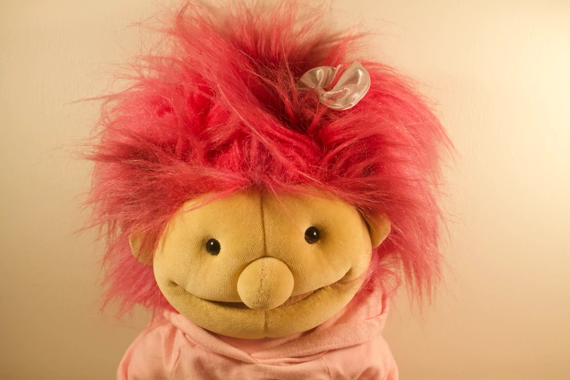 Folkmanis Puppets Zoe with Rare Pink Hoodie - photo 5