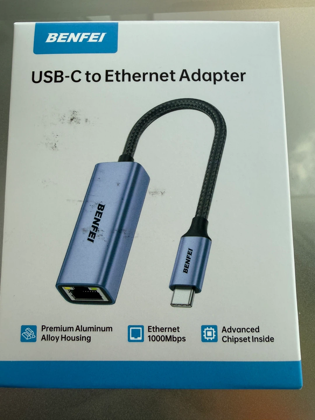 Benfei USB-C to Ethernet Adapter