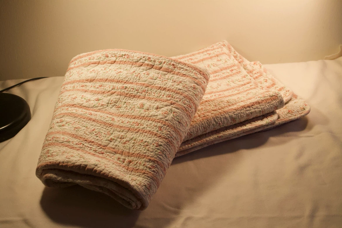 Pink Floral Handmade Quilt - photo 2
