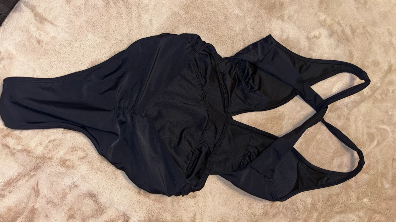 Black One-Piece Swimsuit