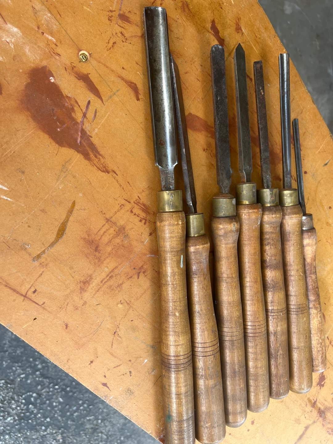 Set of 7 Woodturning Lathe Chisels - photo 3