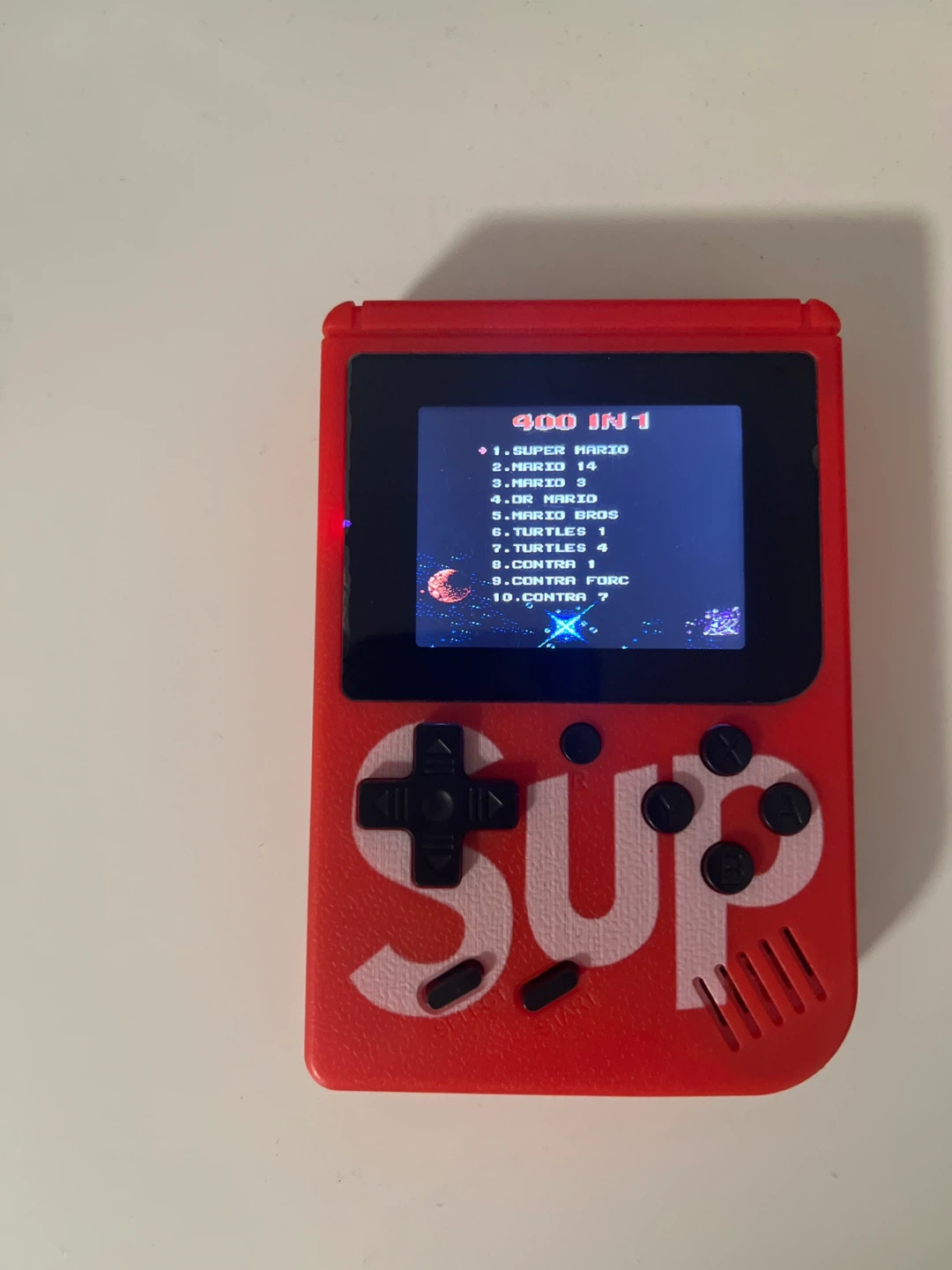 Red Sup Game Boy 400 games in 1