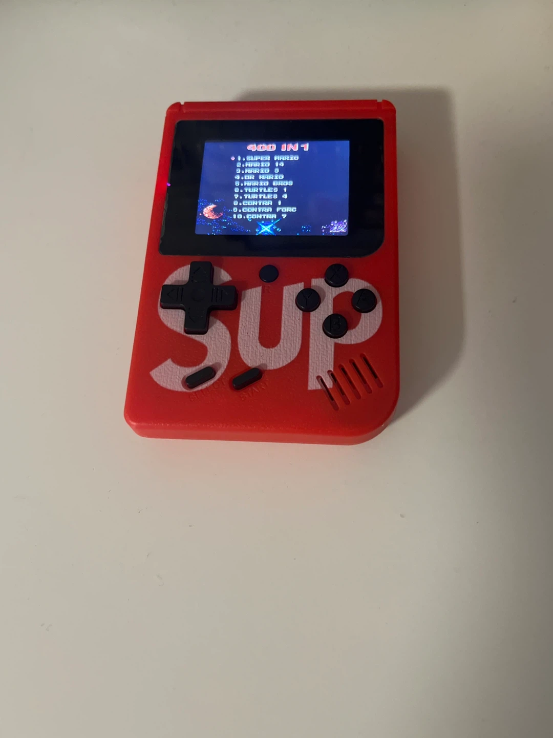 Red Sup Game Boy 400 games in 1 - photo 2