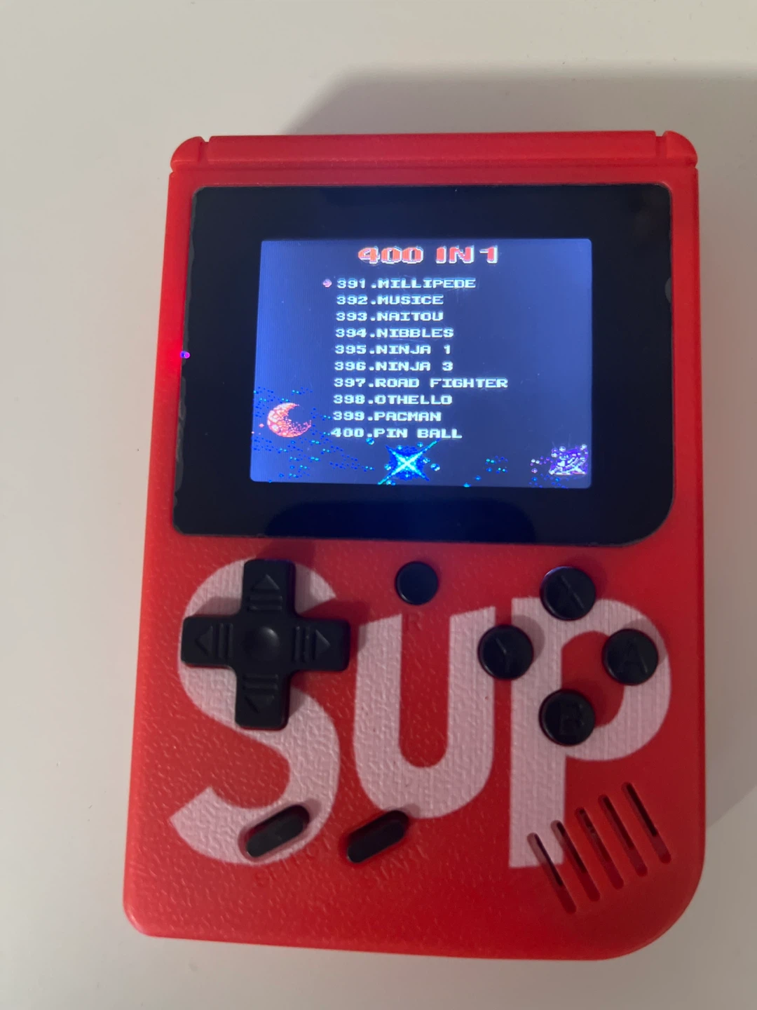 Red Sup Game Boy 400 games in 1 - photo 3