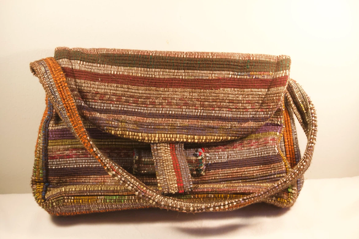 Handwoven Shoulder bag from Quebec TERROIR