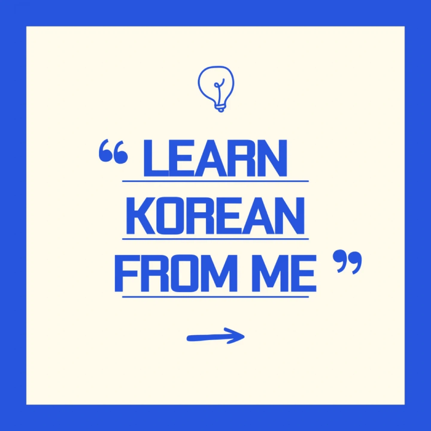 Personalized Korean Lessons