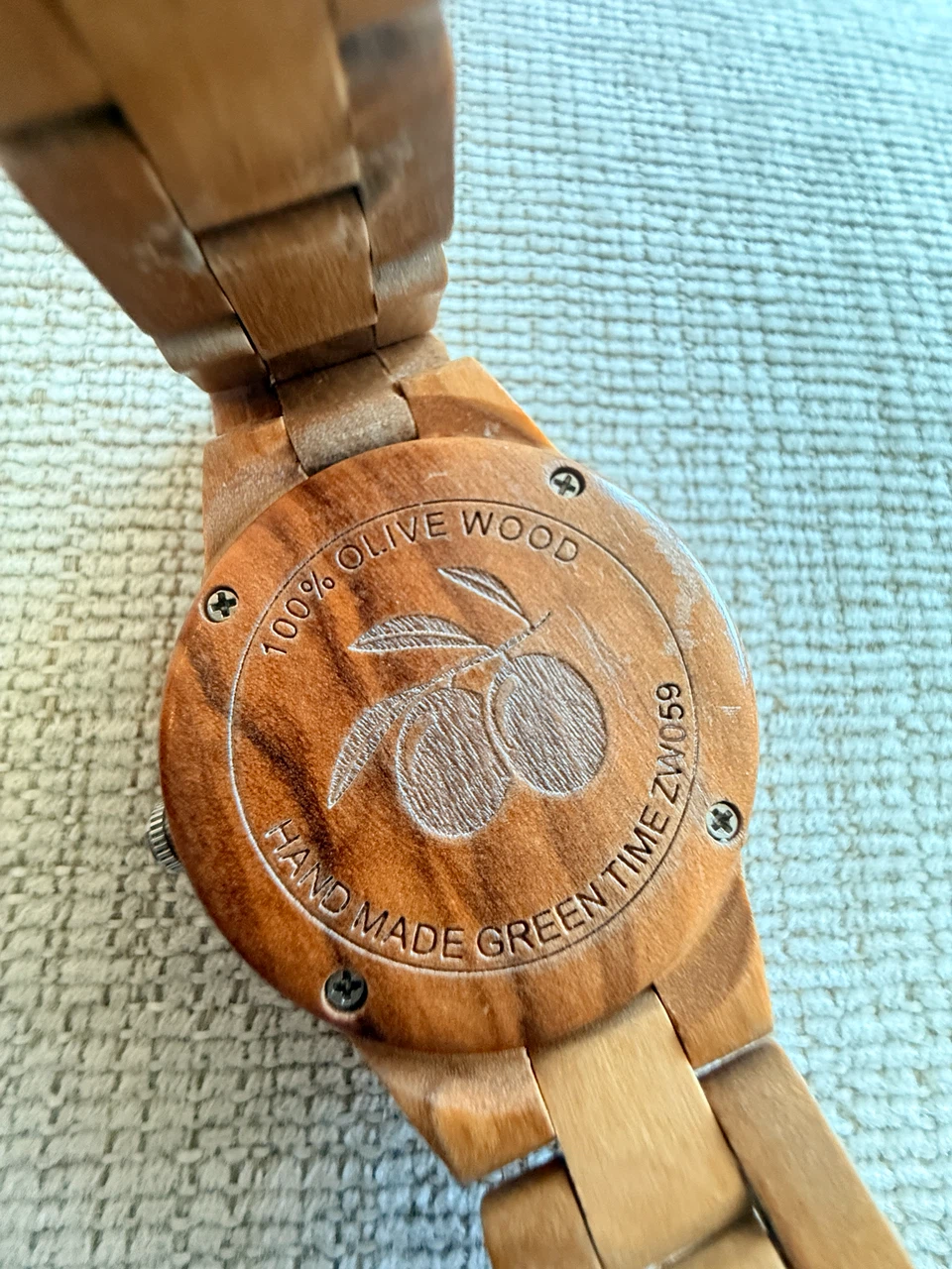 Green Time Wooden Watch - photo 2