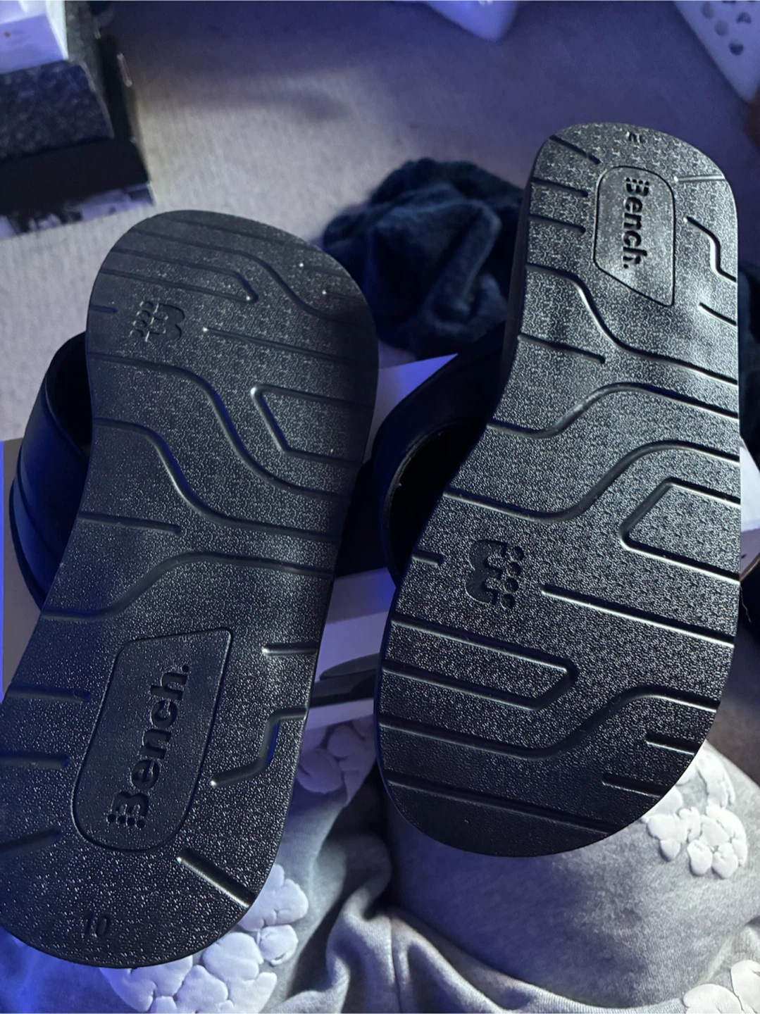 Bench Flip Flops - Black, Size 10 - photo 2